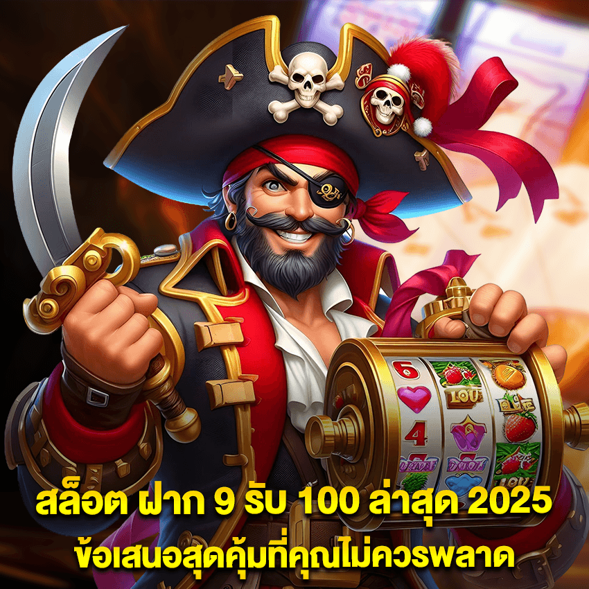 สล็อต ฝาก 9 รับ 100 ล่าสุด 2025 ข้อเสนอสุดคุ้มที่คุณไม่ควรพลาด 1 สล็อต ฝาก 9 รับ 100 ล่าสุด 2025