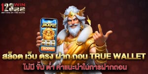 สล็อต เว็บ ตรง ฝาก ถอน true wallet ไม่มี ขั้น ต่ํา คำแนะนำในการฝากถอน